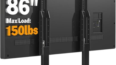 Our Review of 5Rcom TV Stand: Stable, Adjustable & Sleek Design