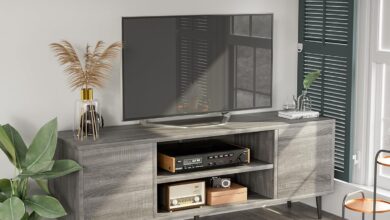Our Take on the JUMMICO 65″ TV Stand: Style Meets Mixed Assembly