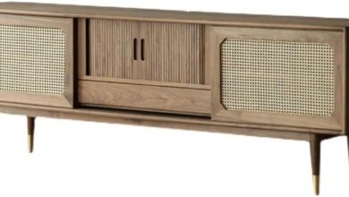 Our Take on the Solid Wood Rattan TV Stand: Stylish and Practical