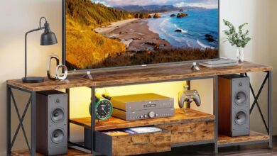 Our Honest Take on the LED TV Stand with Storage and LED Lights