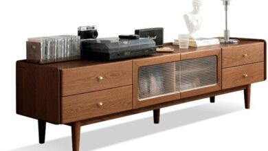 Our Honest Take on the Modern Ash Wood TV Stand with Stylish Storage