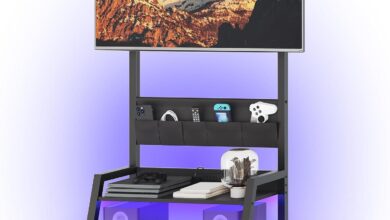 Rolling TV Stand Review: Our Take on Style, Storage & Mobility