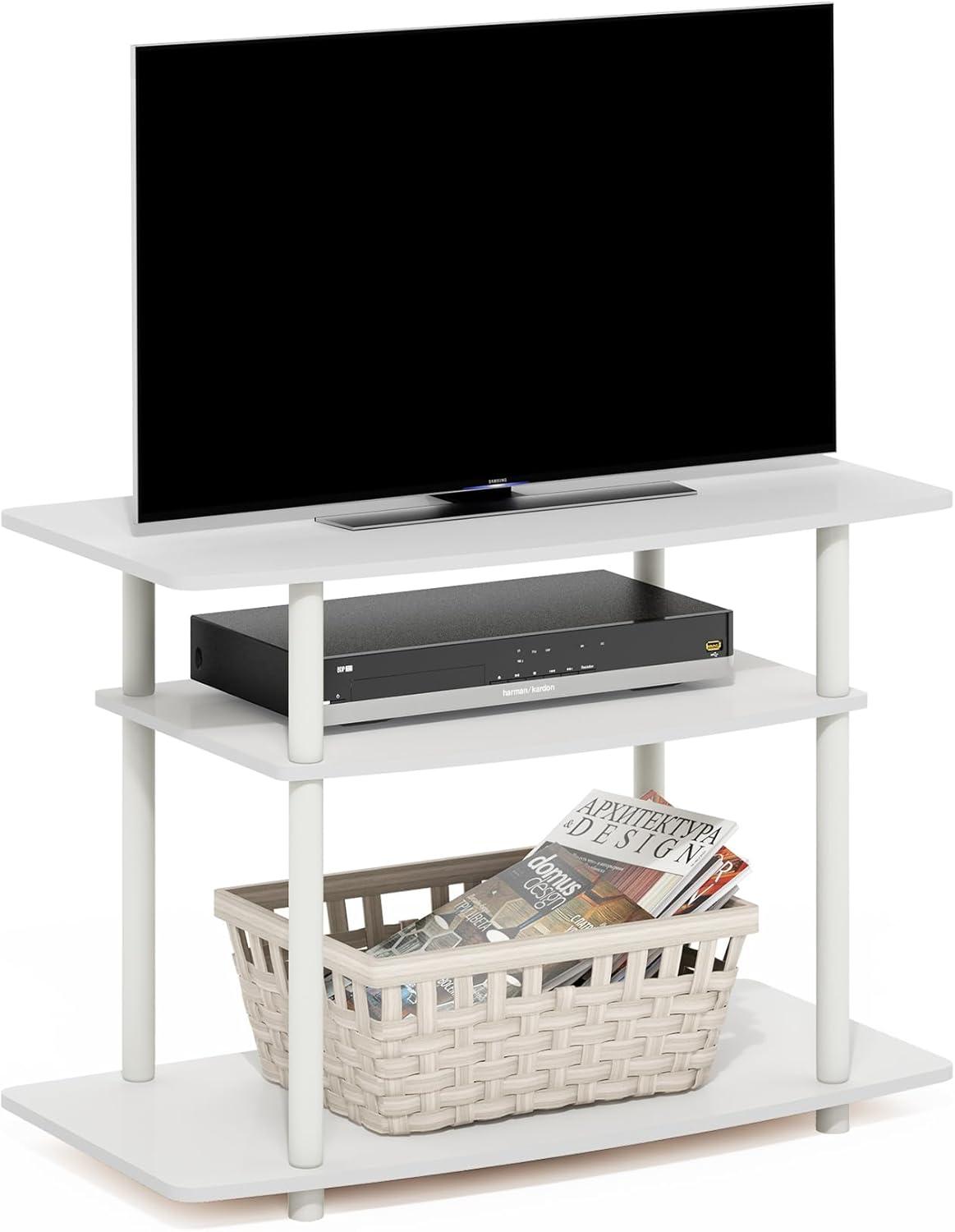 How We Found the Furinno Turn-N-Tube TV Stand: Simple, Sturdy, Stylish
