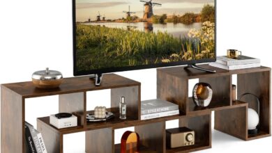 How We Styled the BUSHLY 3-Piece TV Stand for Our Space