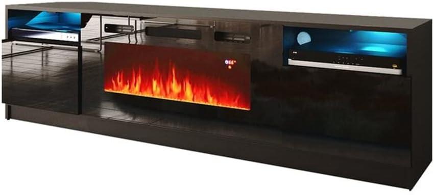 Our Honest Take on the Sleek 90″ Fireplace TV Stand Cabinet