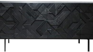 Our Take on the Modern Hand-Carved TV Stand: Stylish & Functional