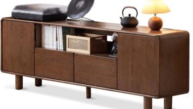 Our Take on the 200cm Rustic Walnut TV Cabinet Stand