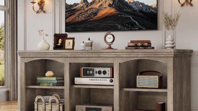 Our Take on the YITAHOME Farmhouse TV Stand: Style Meets Sturdy Storage