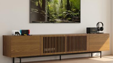 Why We Love the POVISON Mid-Century Modern TV Stand for Our Space