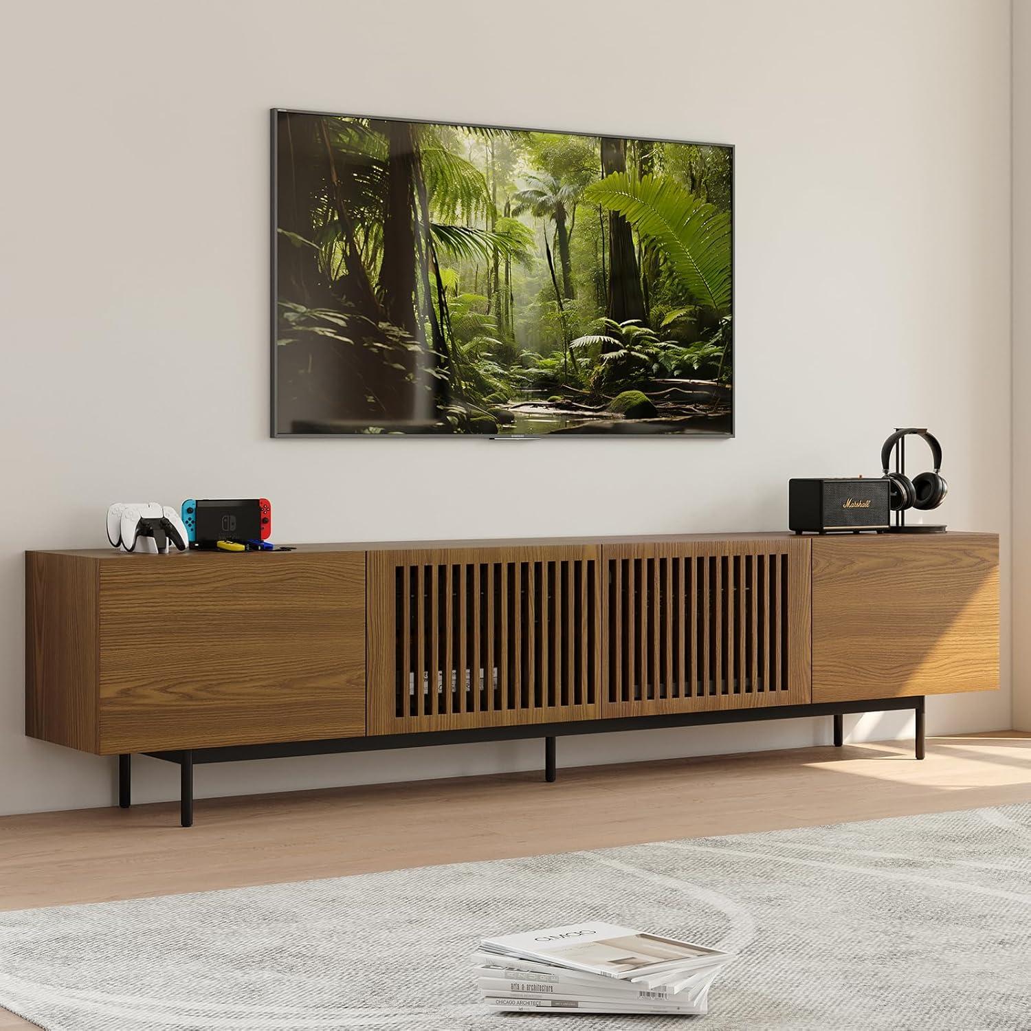 Why We Love the POVISON Mid-Century Modern TV Stand for Our Space