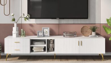 Our Take on the Bellemave Modern TV Stand: Stylish Storage Solution