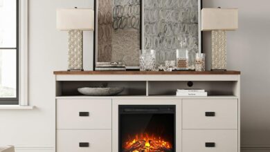WAMPAT 65″ Fireplace TV Stand Review: Style Meets Warmth & Storage