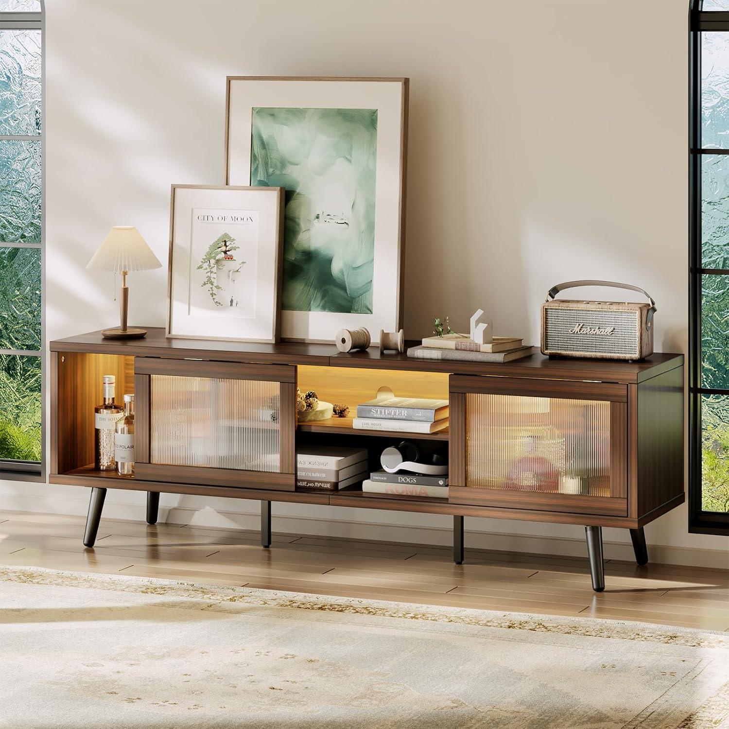 Why We Recommend the Bestier 63″ TV Stand for Large TVs