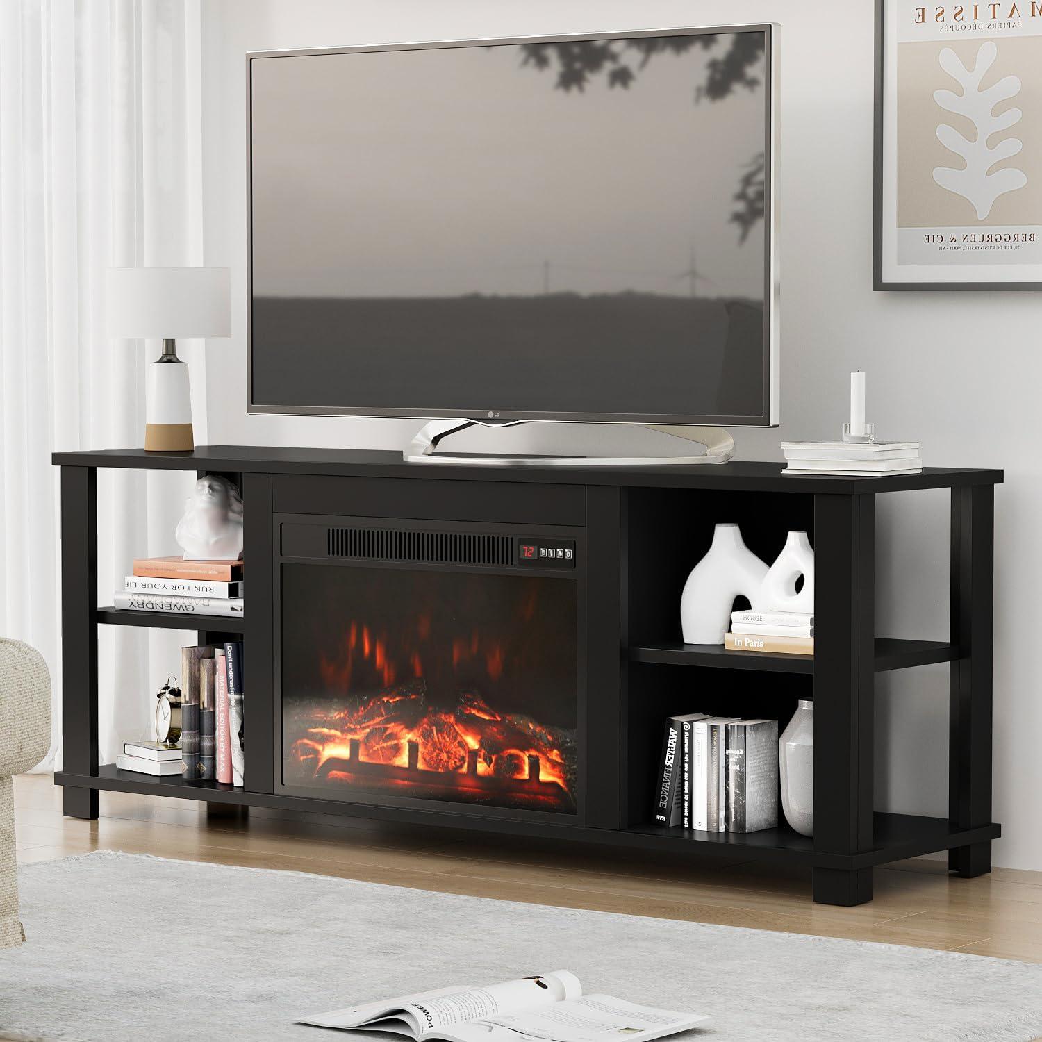 Our Honest Take on the YESHOMY Fireplace TV Stand’s Style and Function