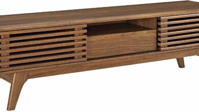 Finding the Perfect Mid-Century TV Stand: Our Take on Modway Render