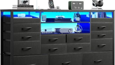 Our Honest Take on the WLIVE Black TV Stand: Style Meets Function