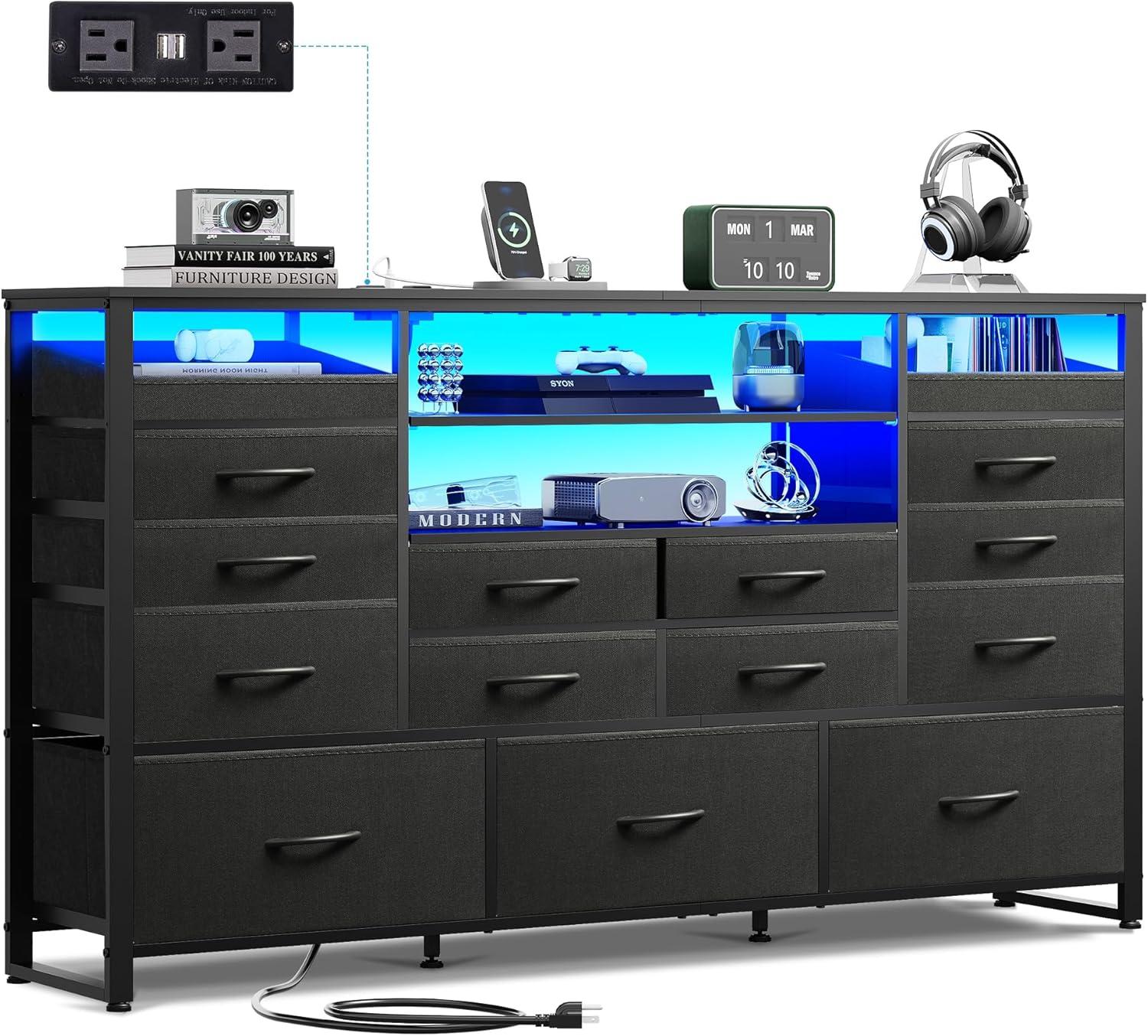 Our Honest Take on the WLIVE Black TV Stand: Style Meets Function
