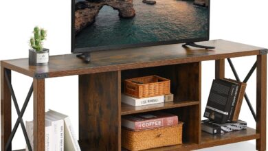 Our Take on the Evajoy Rustic Brown TV Stand: Stylish yet Practical