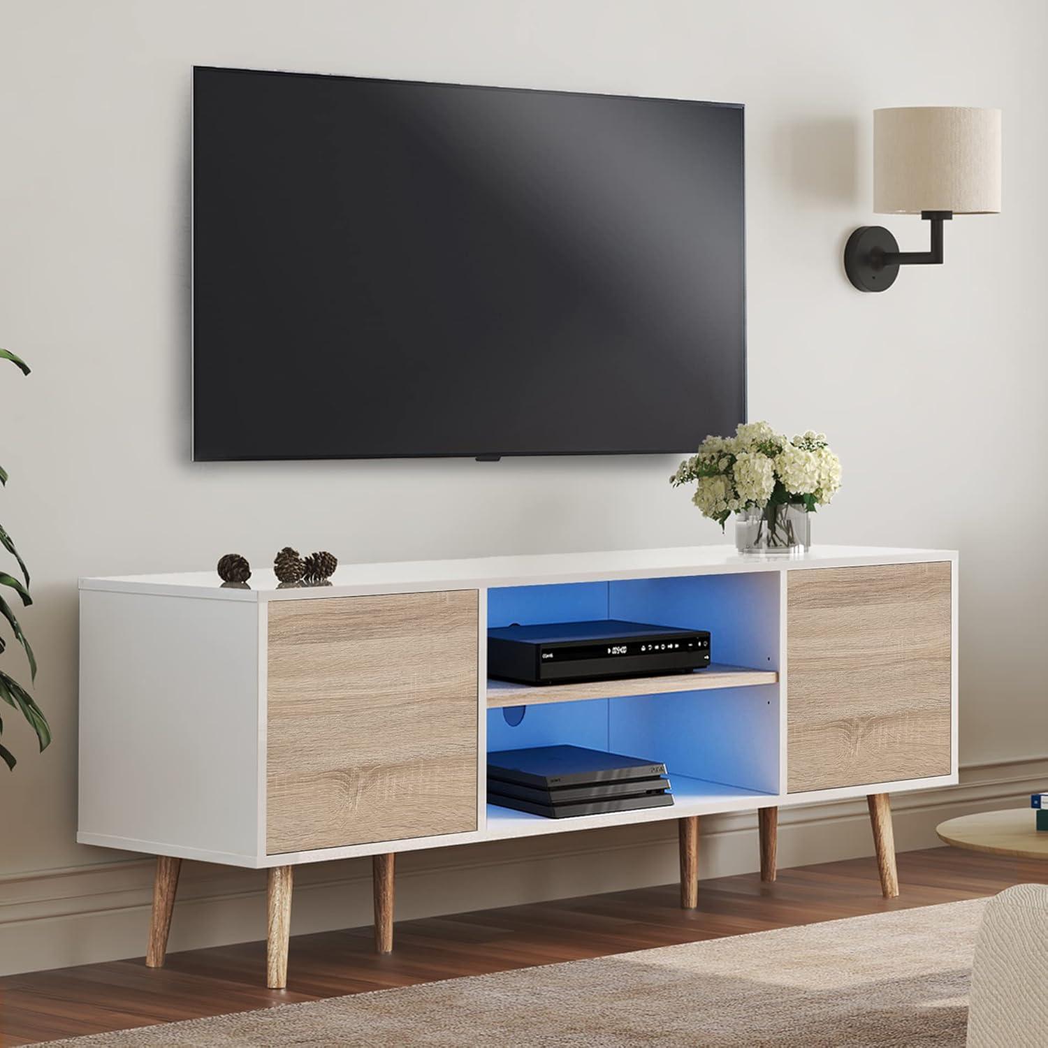 Our Honest Take on the WAMPAT LED Mid-Century TV Stand