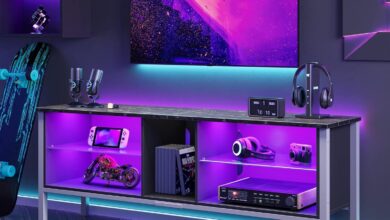 Our Take on the Bestier 70″ TV Stand: Modern, Sleek & Functional