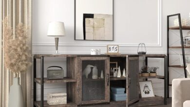 Our Honest Take on the IDEALHOUSE 65″ Rustic Oak TV Stand