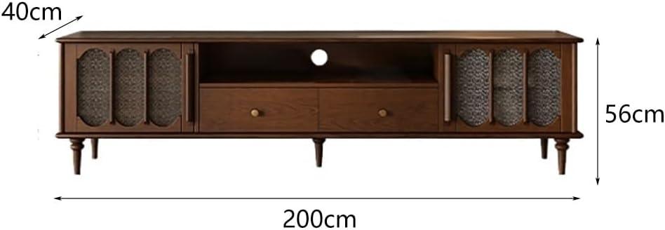 Our Take ‌on​ the Vintage Solid Wood ​200CM TV Stand & Storage ⁤Cabinet