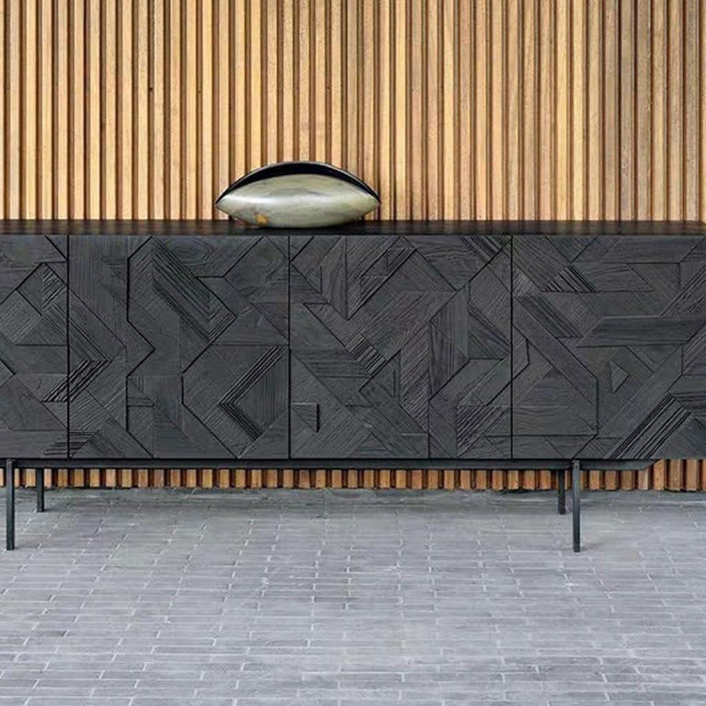 Our take on the Modern Hand-Carved TV Stand: Stylish & Functional