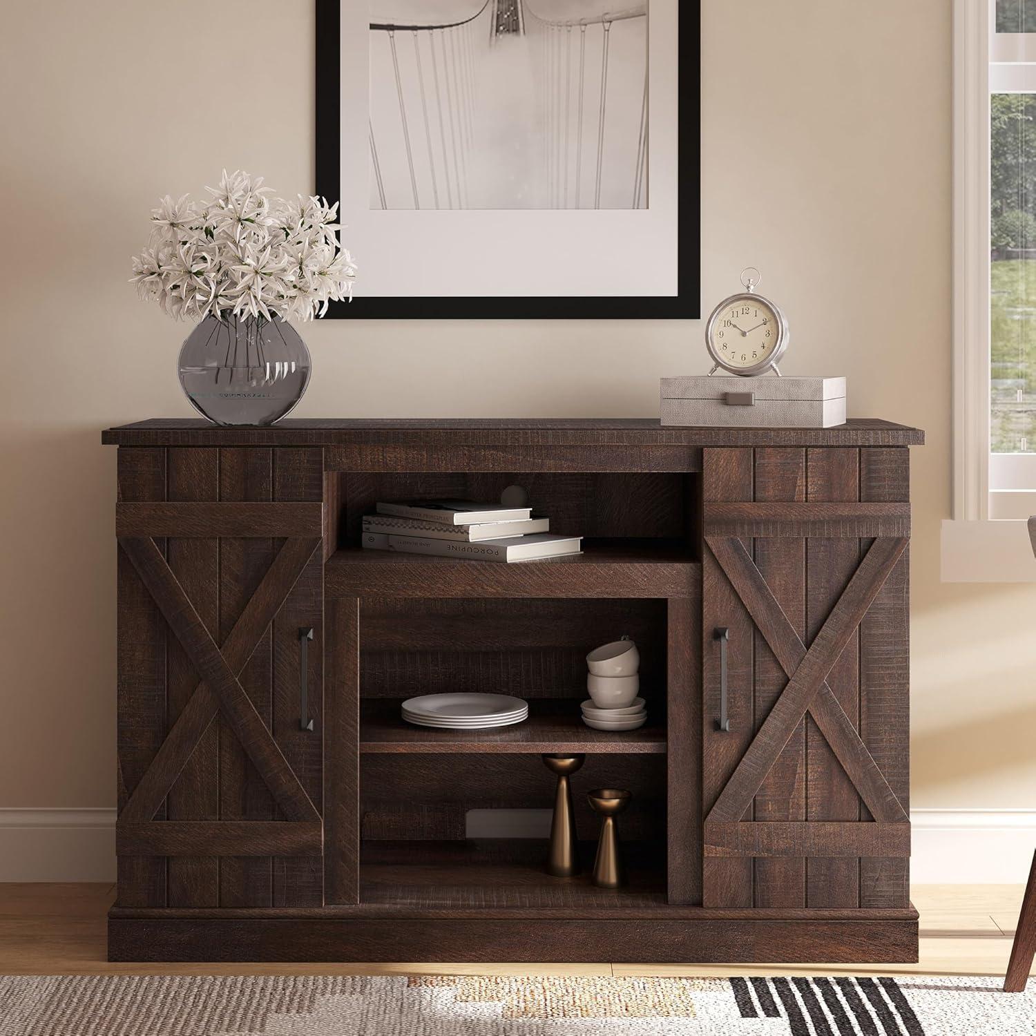 Our Take on ​BELLEZE's Rustic Industrial TV Stand:​ Style Meets Storage