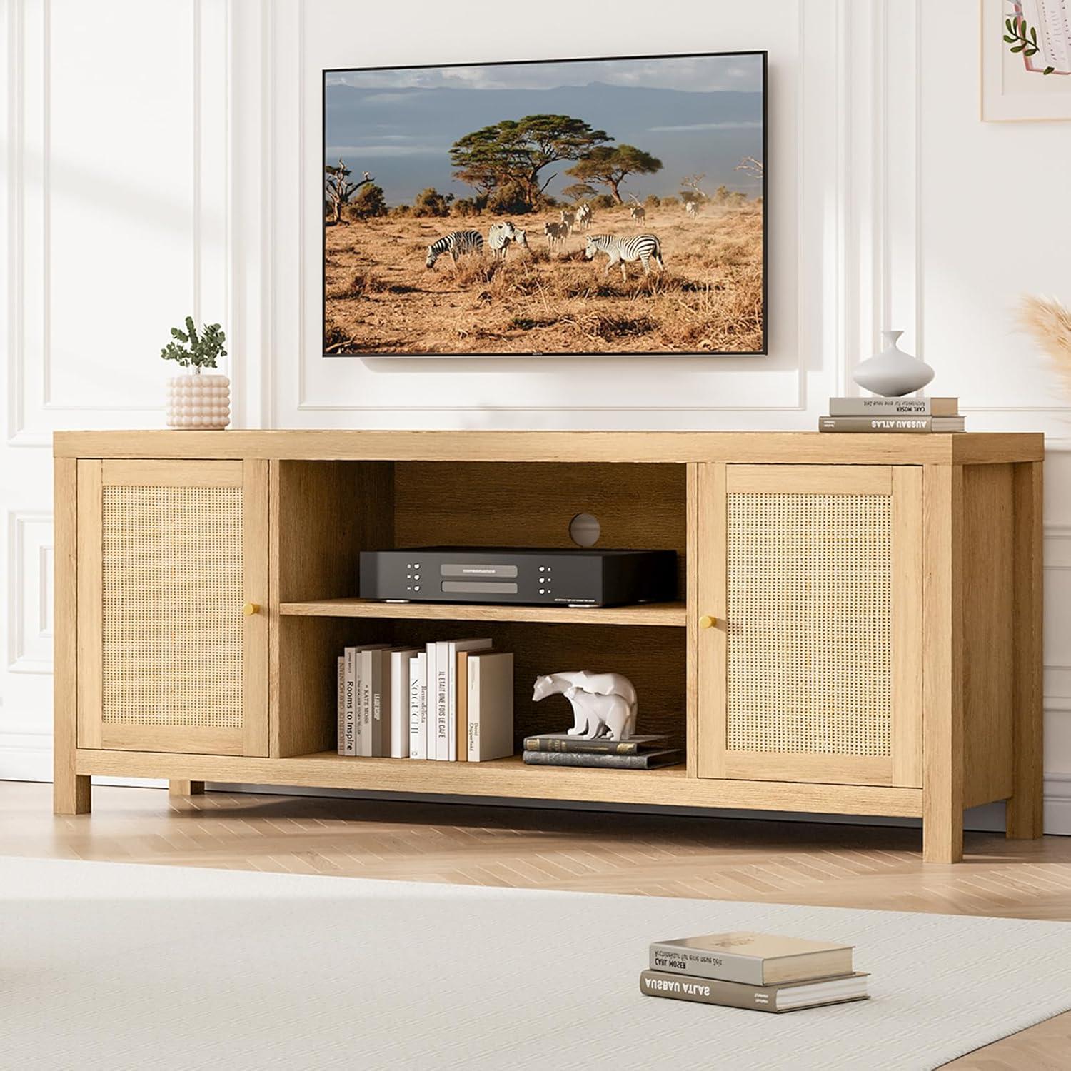 Our Take on the Boho Rattan TV Stand: Stylish, Sturdy & Spacious