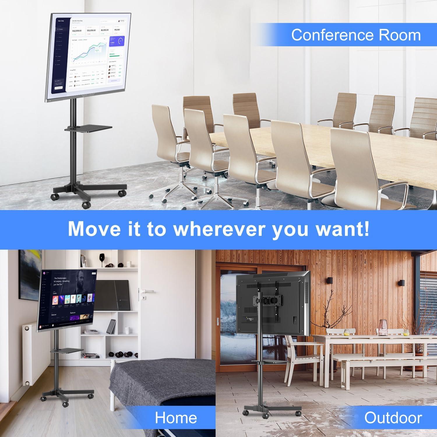 how We Found suptek's Mobile TV Cart to Fit Every Viewing Need