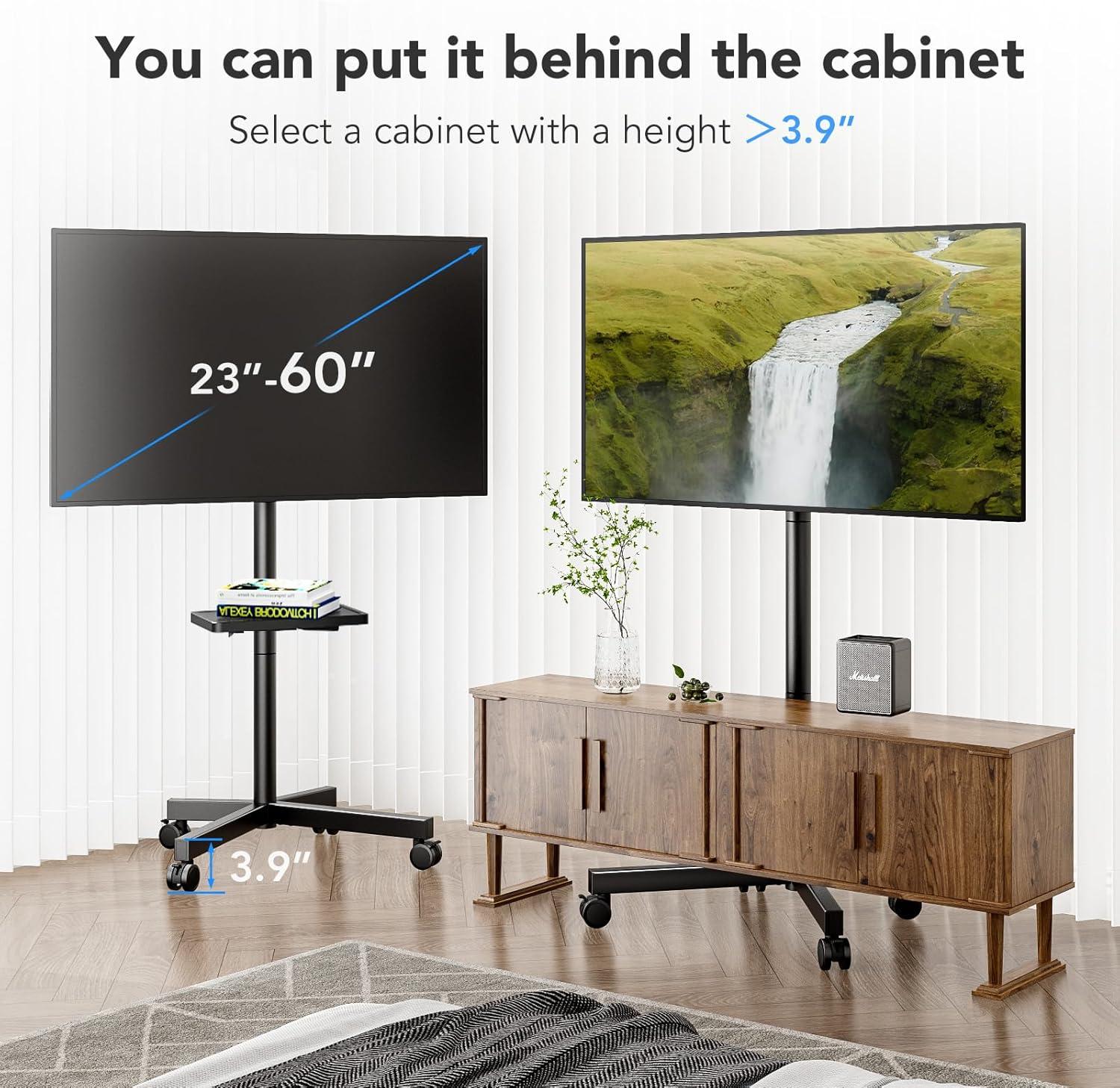 How We Loved the AX WABER ‍Mobile TV Stand's Flexibility