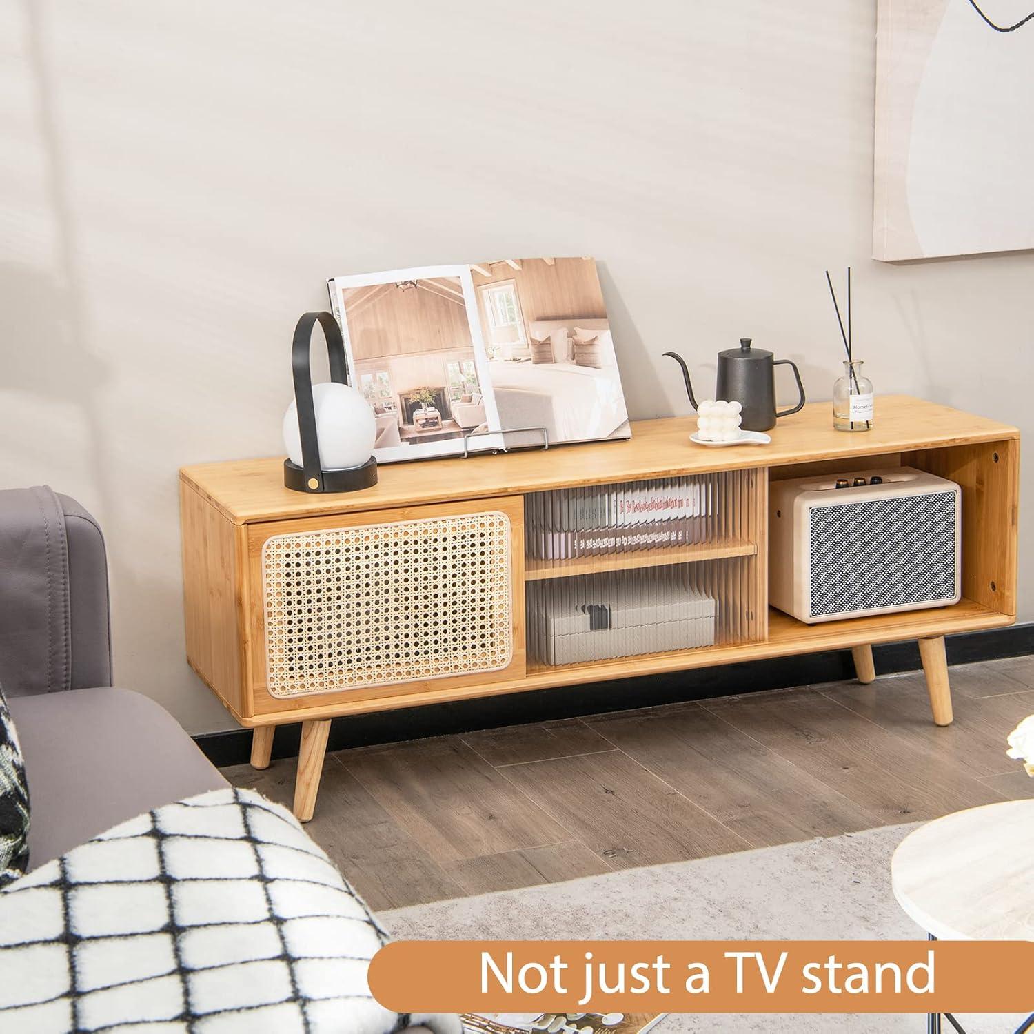 Our Take on the Tangkula Mid ⁤Century Modern TV Stand's Blend of Style & Storage