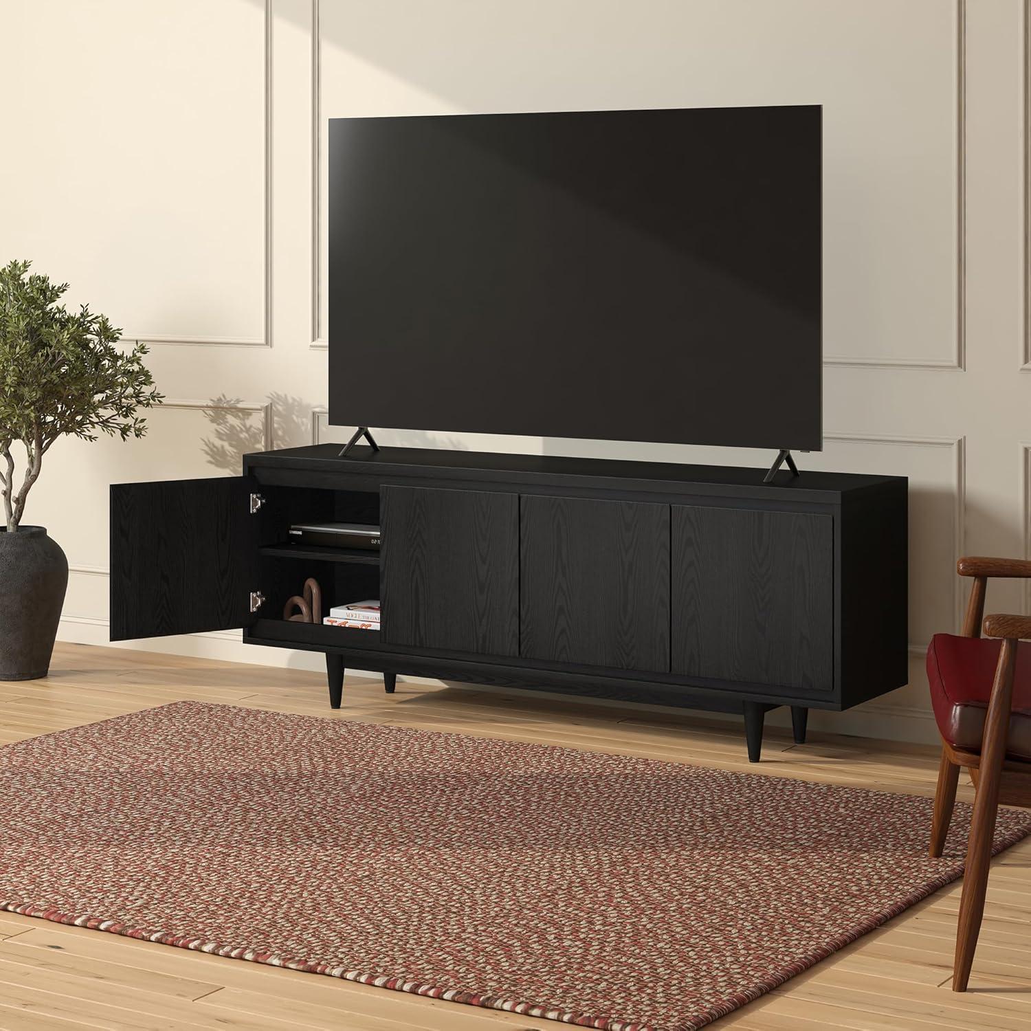 How We Organized Our Space with​ the Henn&Hart TV Stand