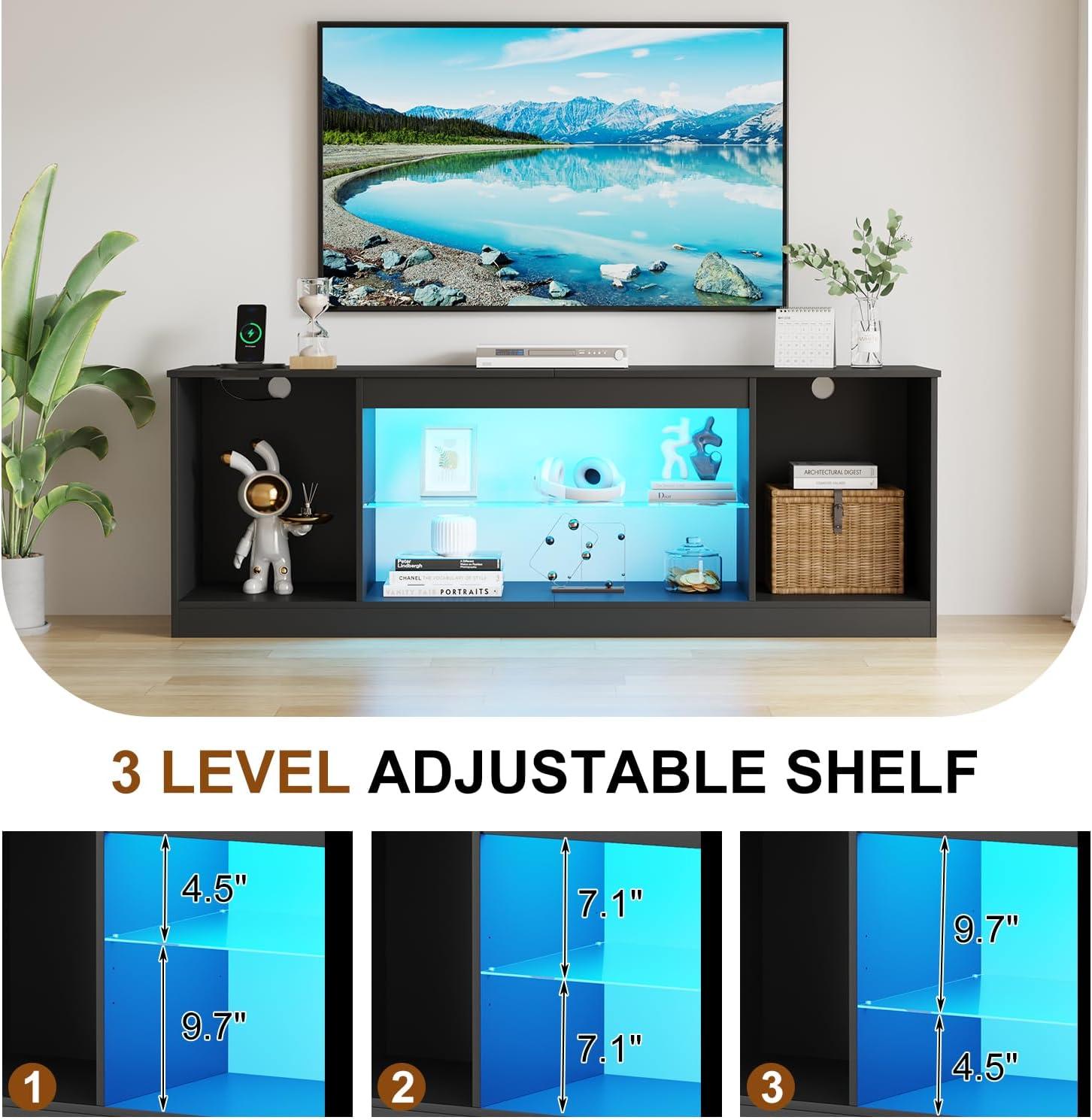 How We Found the Perfect Balance: LED TV Stand & Storage Review