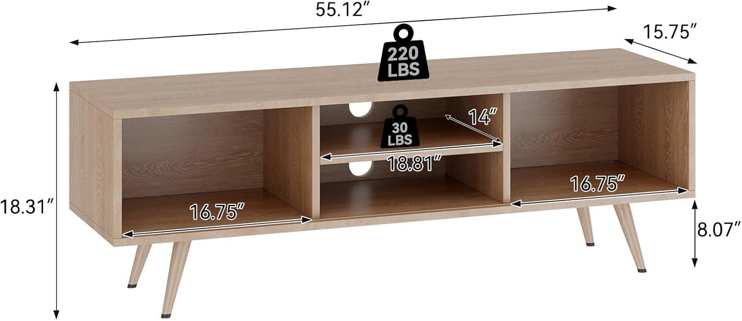 Our Honest Take: Mid Century Modern ⁣TV stand for 55