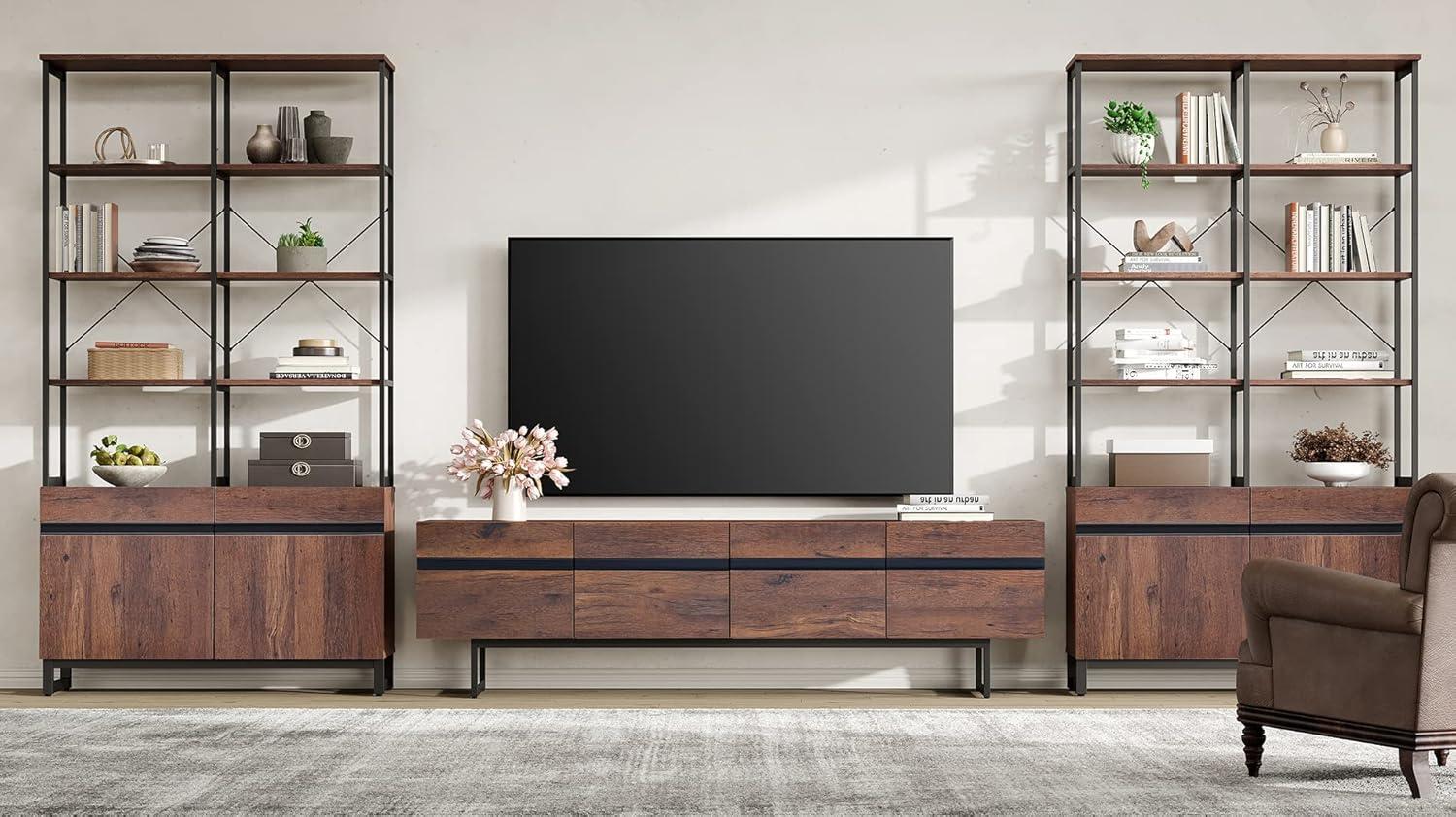 our Honest Take on the WAMPAT 2-in-1 Modern TV Stand & Storage