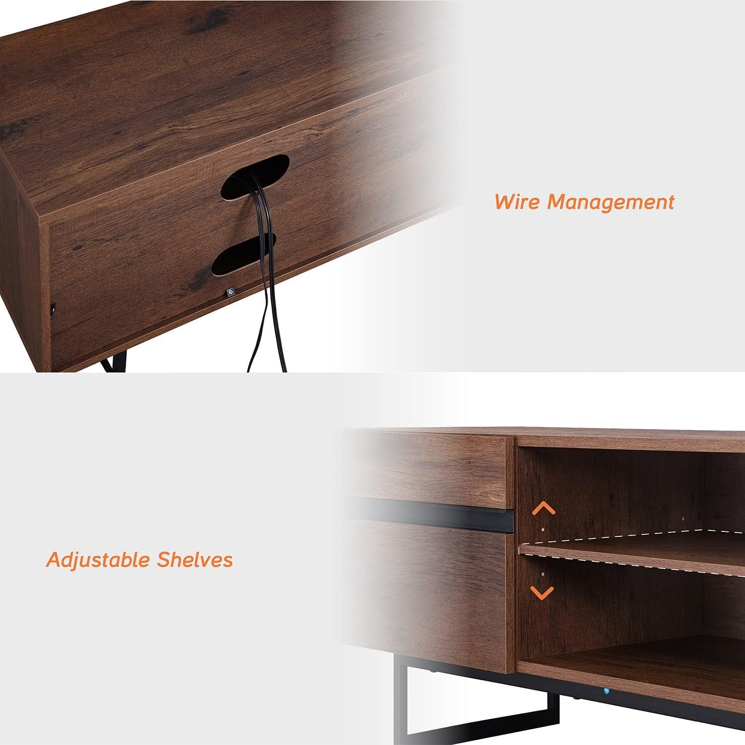Our Honest Take on the WAMPAT 2-in-1 Modern TV Stand & Storage