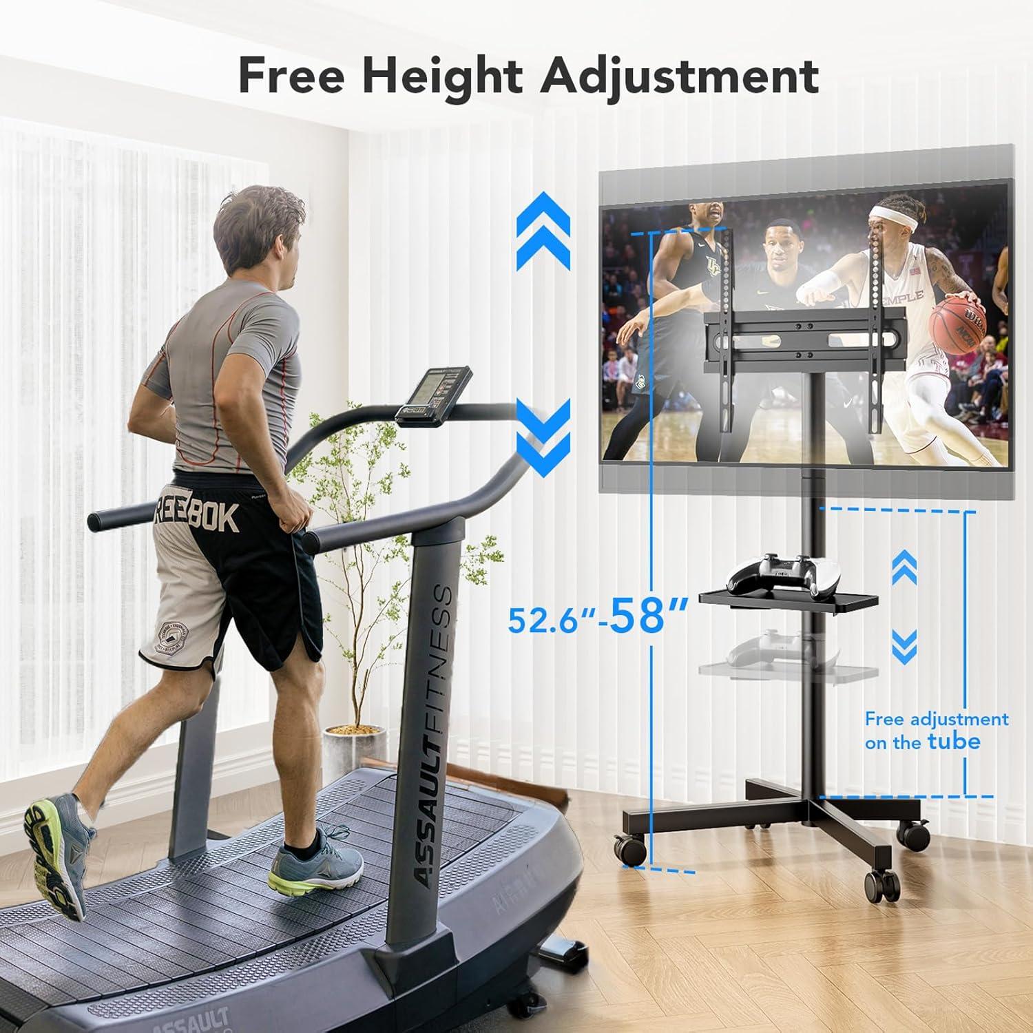 How​ We Loved the AX WABER Mobile TV Stand's ⁤Adaptability