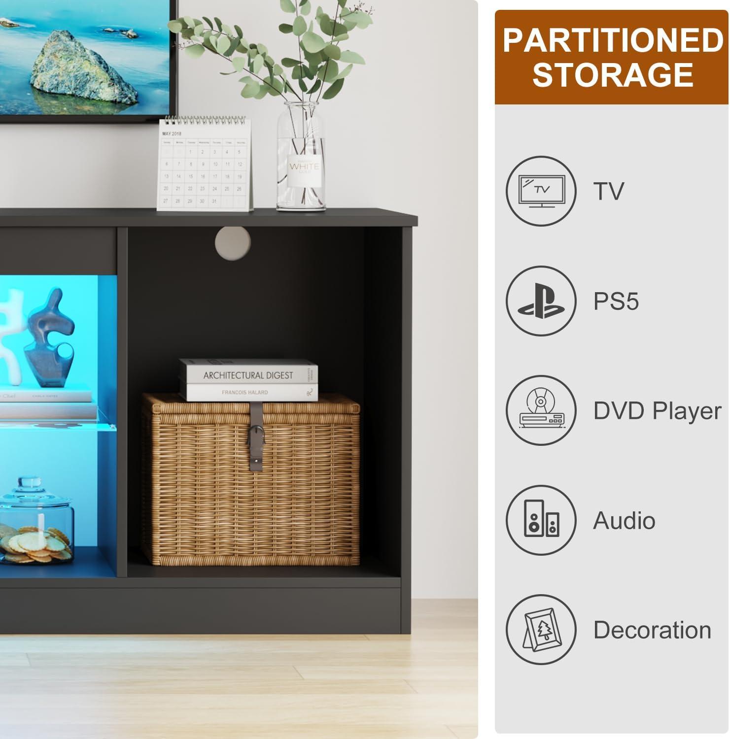 How We Found the Perfect Balance: LED TV Stand & Storage Review