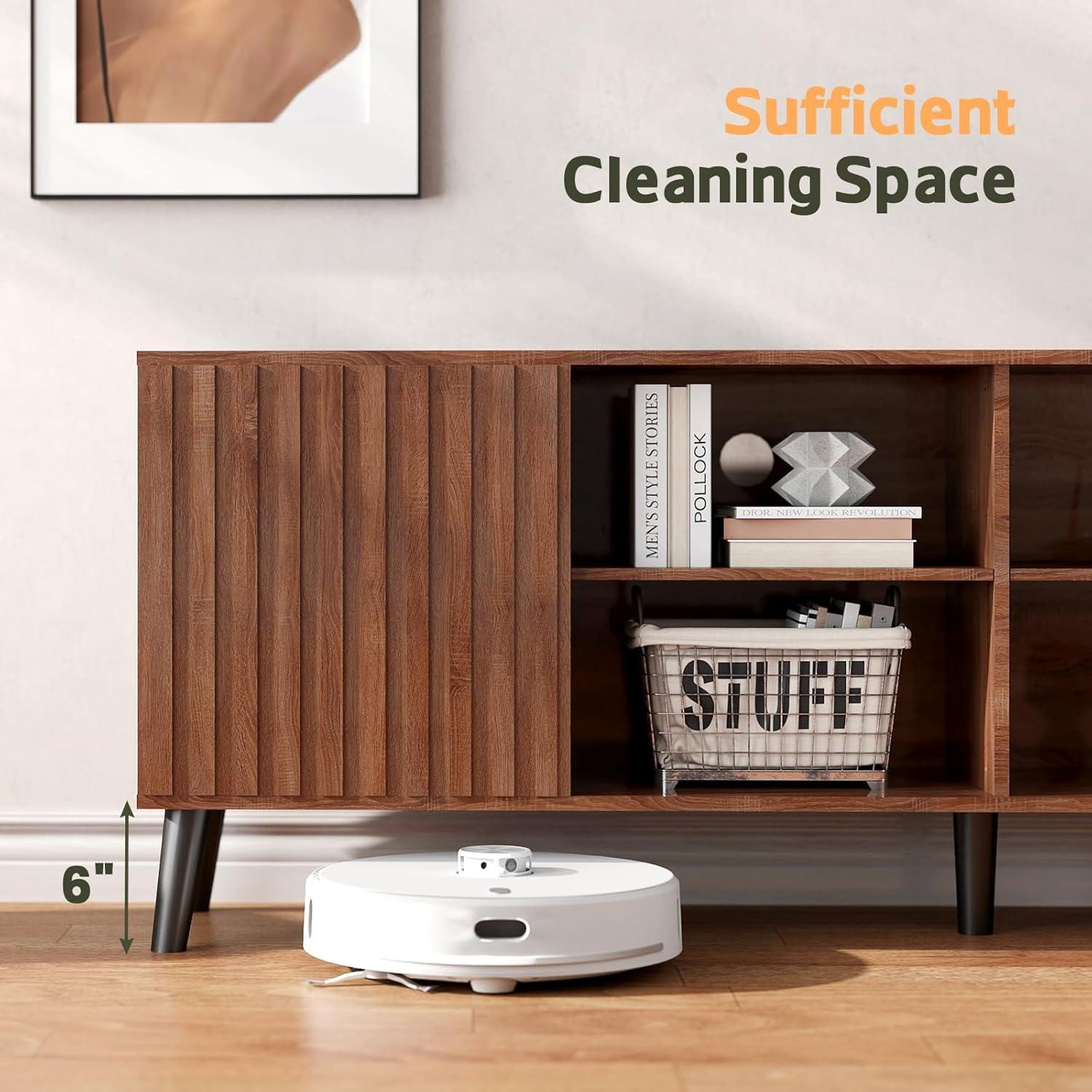 Our Review: Stylish & Functional Mid-Century Modern Walnut TV stand