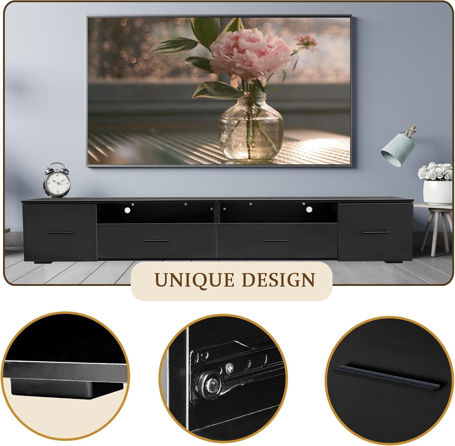 Our Honest Take: Stylish & Functional TV Stand for up to 75