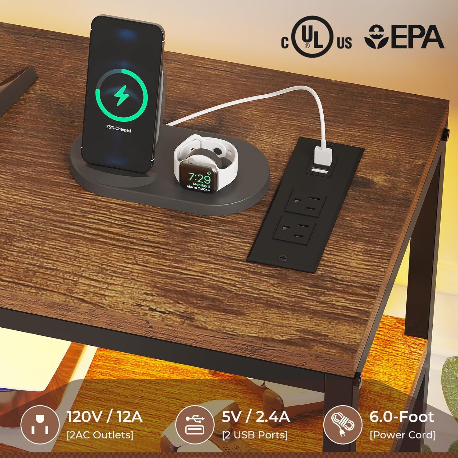 Our Honest Take on the Rustic Brown TV Stand with LED & Storage