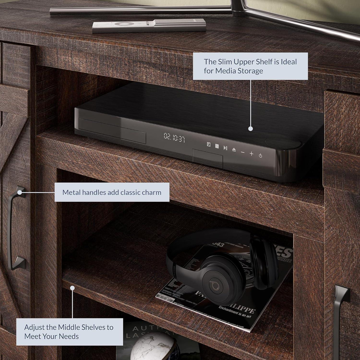 Our Take on BELLEZE's Rustic industrial TV ⁤Stand: Style Meets Storage