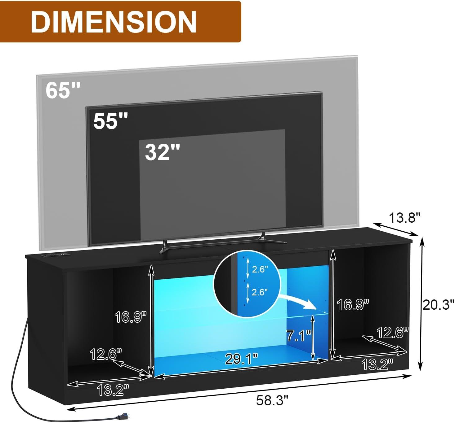 How We Found the Perfect Balance: LED TV Stand & storage Review