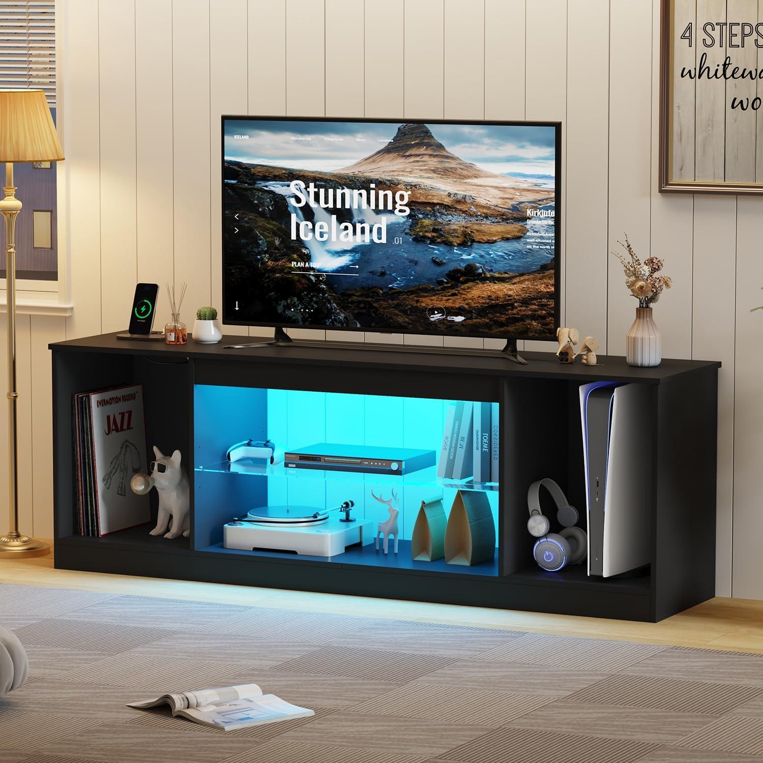 How We Found the Perfect Balance: LED TV Stand & Storage Review