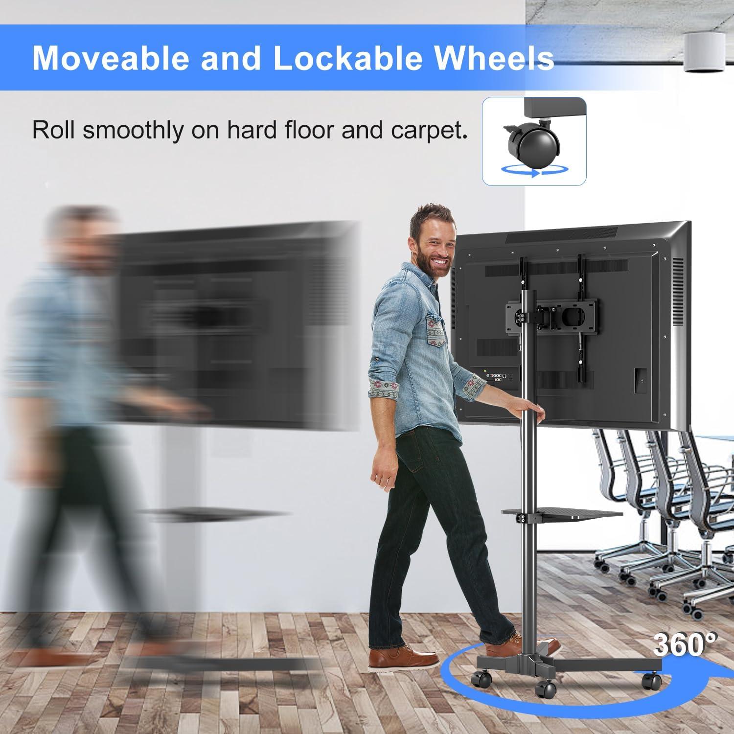 How We Found suptek's Mobile TV Cart to Fit Every Viewing Need