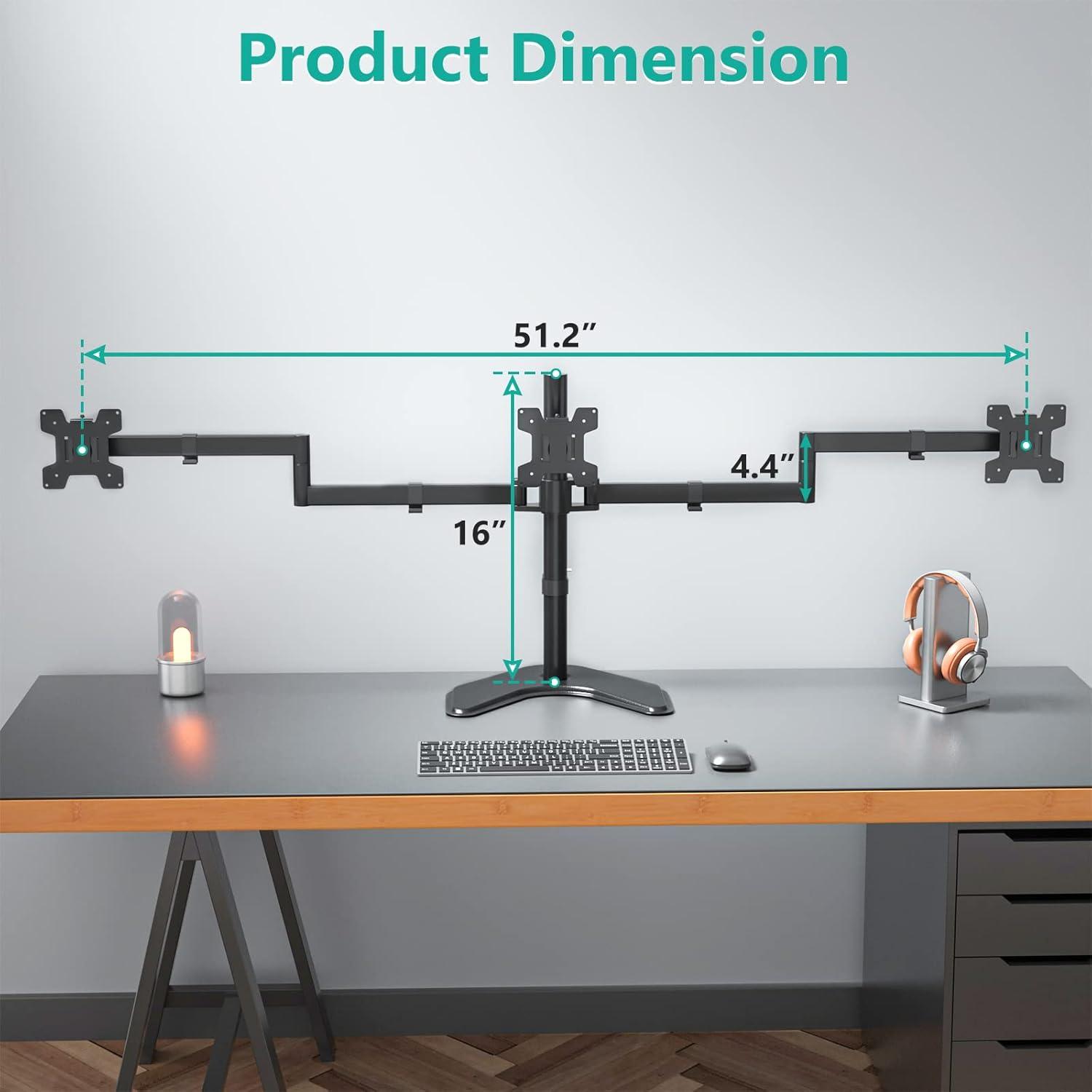 Our Balanced Take on the WALI Triple Monitor Stand's Strengths and Limits