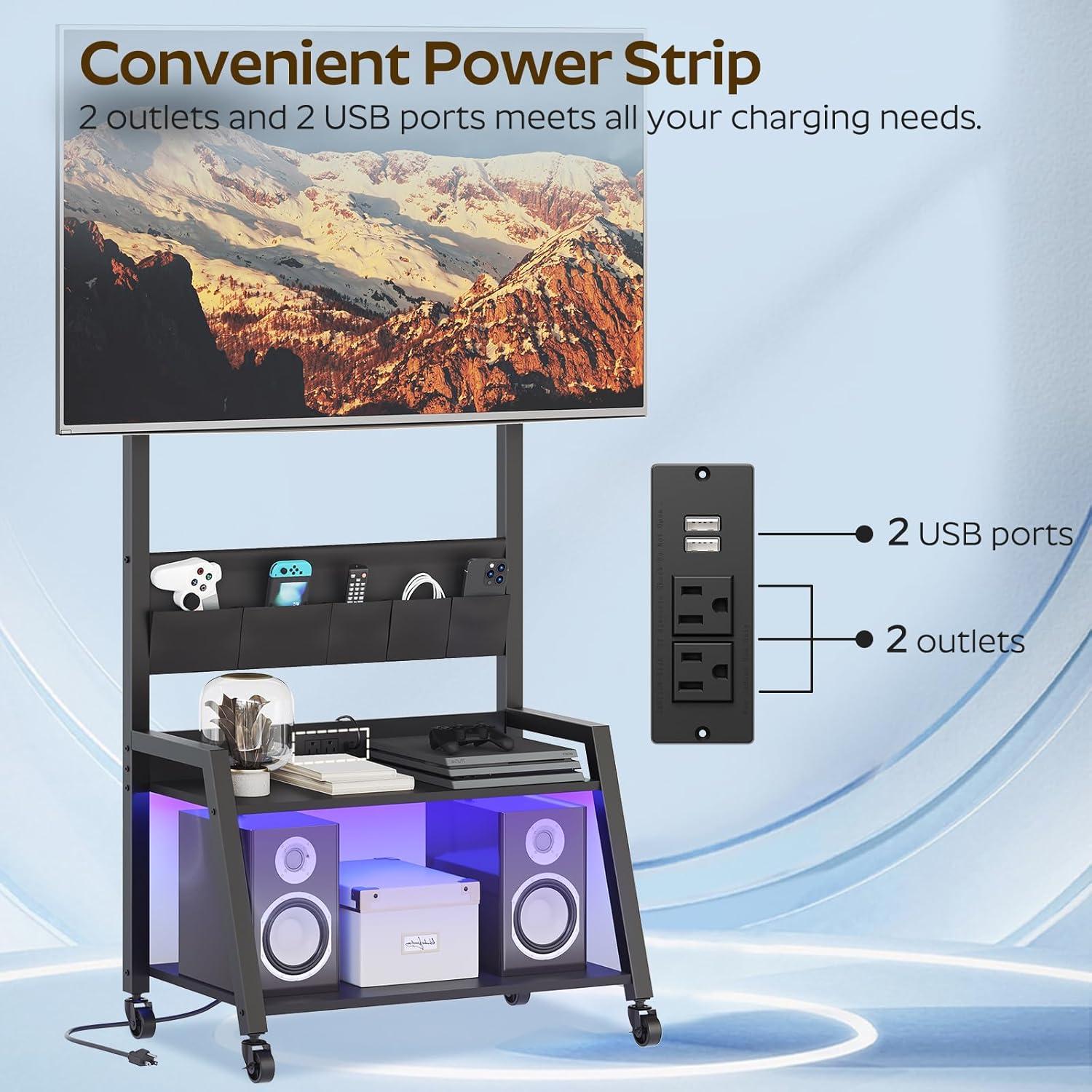 Rolling TV Stand Review: Our Take on Style, Storage & Mobility