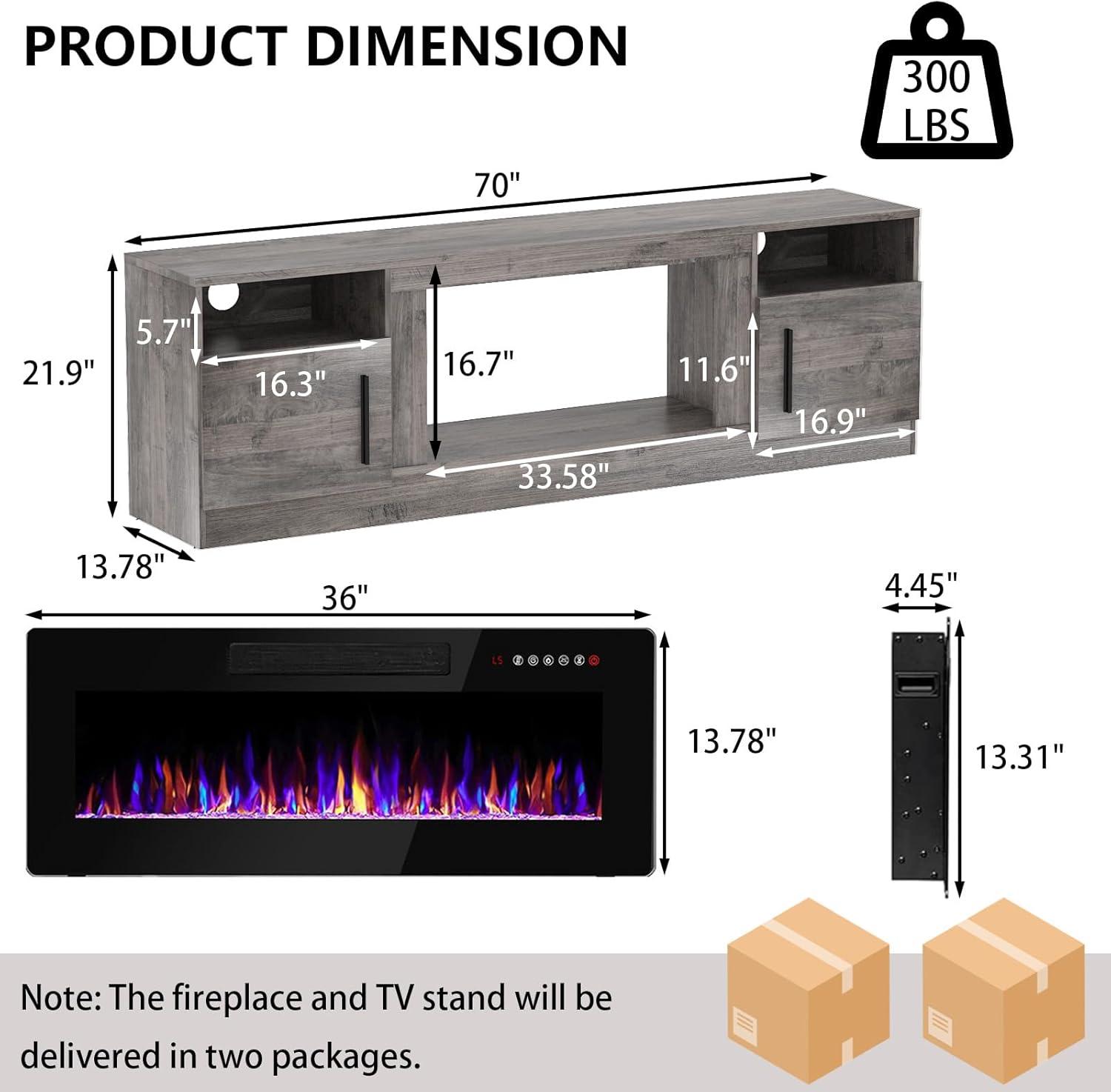 Cozy & Stylish: Our Take ​on ‌the Fireplace TV‌ Stand with LEDs