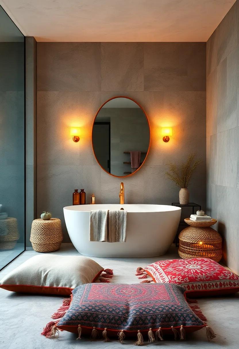 Cozy Lighting Solutions: Install sconces or fairy lights around the mirror or in unexpected places to illuminate the space and create a magical effect